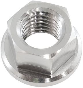 M10 x 1.50mm Titanium Hex Nut 6 Point Single M10 x 1.50 AF3504-0020 - Aeroflow