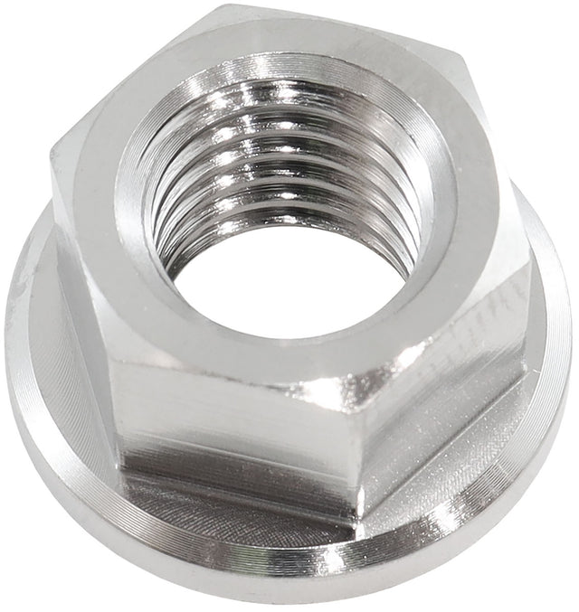 M10 x 1.50mm Titanium Hex Nut 6 Point Single M10 x 1.50 AF3504-0020 - Aeroflow
