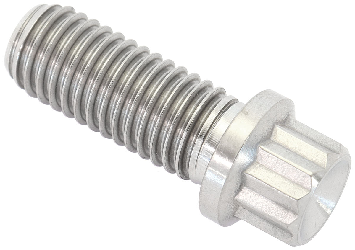 M10 x 1.50 Titanium Bolt 25mm UHL12 Point Single M10 x 1.50mm AF3504-0984 - Aeroflow