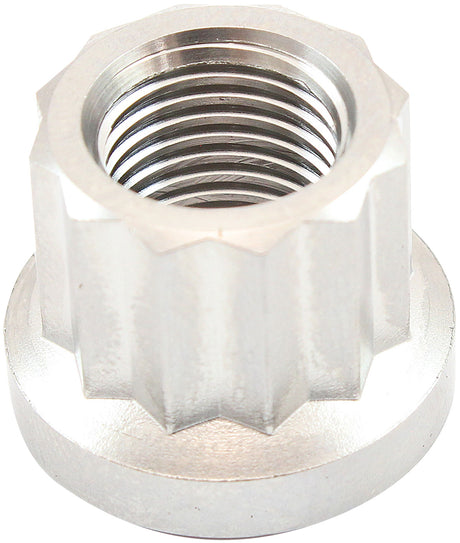 M12 x 1.25mm Titanium Nut 12 Point Single M12 x 1.25 AF3505-0010 - Aeroflow