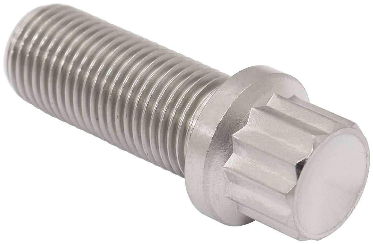 M12 x 1.25 Titanium Bolt 30mm UHL12 Point Single M12 x 1.25mm AF3505-1181 - Aeroflow