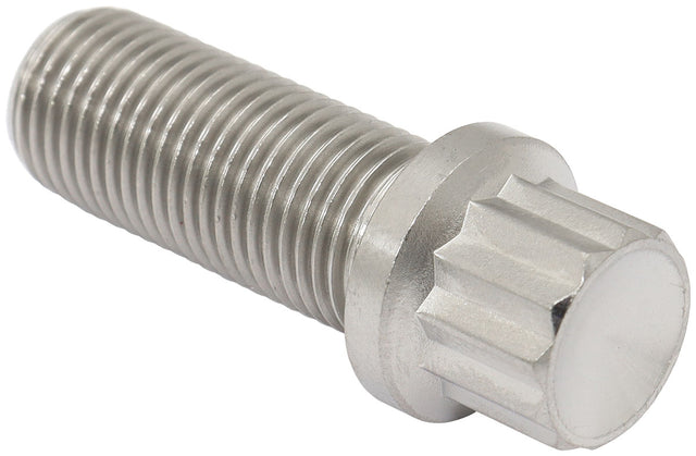 M12 x 1.25 Titanium Bolt 30mm UHL12 Point Single M12 x 1.25mm AF3505-1181 - Aeroflow