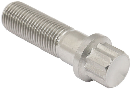 M12 x 1.25 Titanium Bolt 40mm UHL12 Point Single M12 x 1.25mm AF3505-1574 - Aeroflow