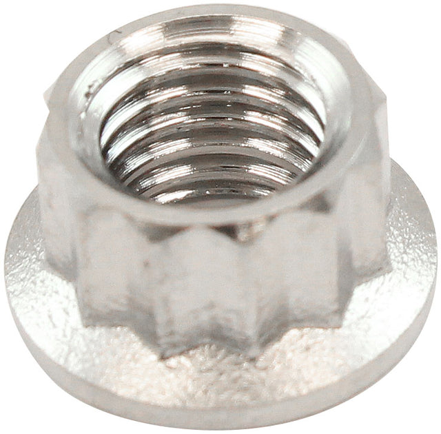 1/4" UNF Titanium Nut 12 Point Single 1/4"-28 AF3510-0010 - Aeroflow