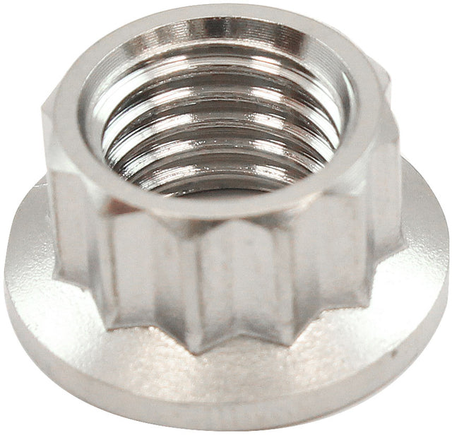 3/8" UNC Titanium Nut 12 Point Single 3/8-16" AF3514-0010 - Aeroflow