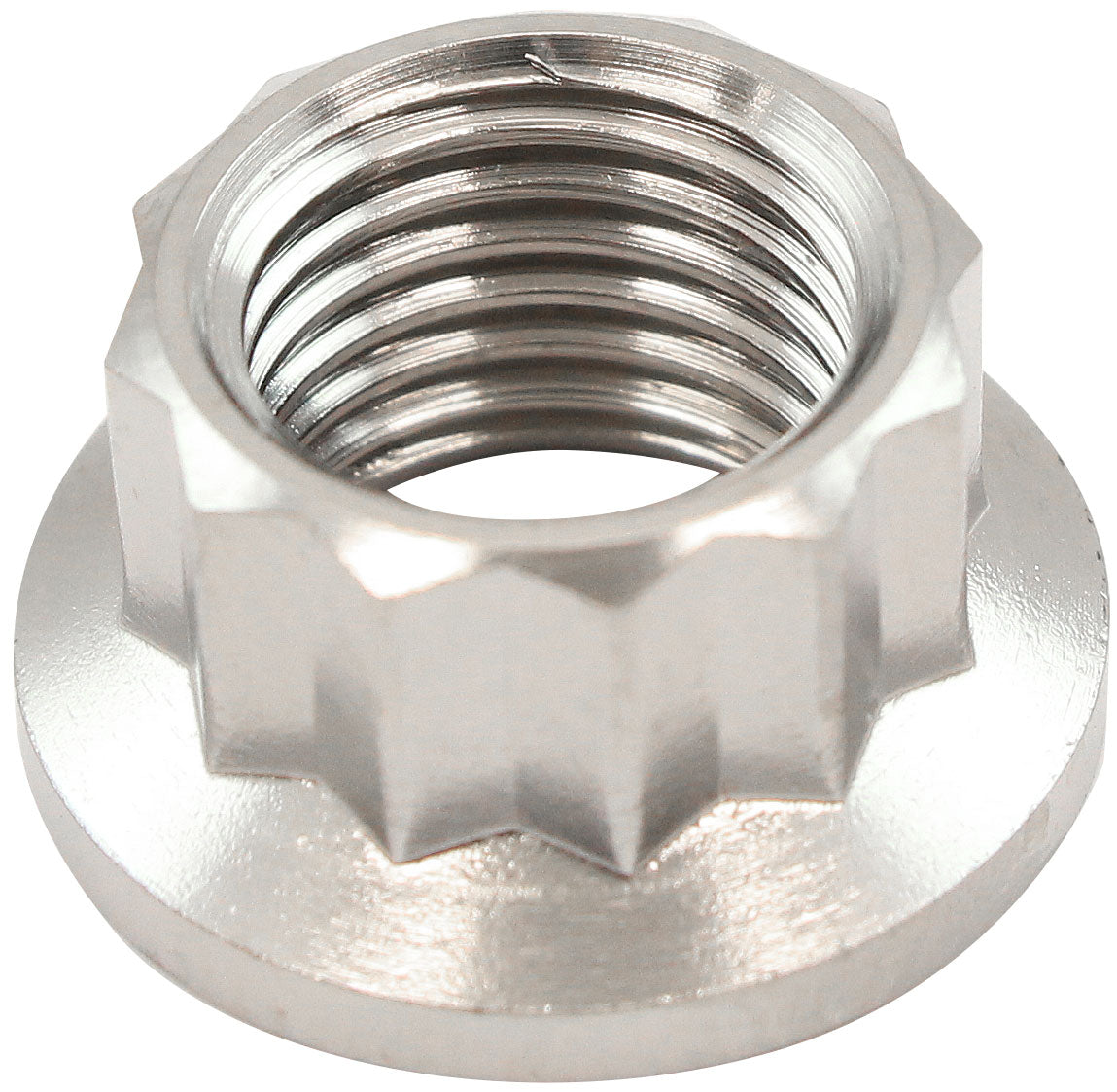 3/8" UNF Titanium Nut 12 Point Single 3/8"-24 AF3515-0010 - Aeroflow
