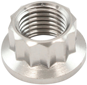 3/8" UNF Titanium Nut 12 Point Single 3/8"-24 AF3515-0010 - Aeroflow
