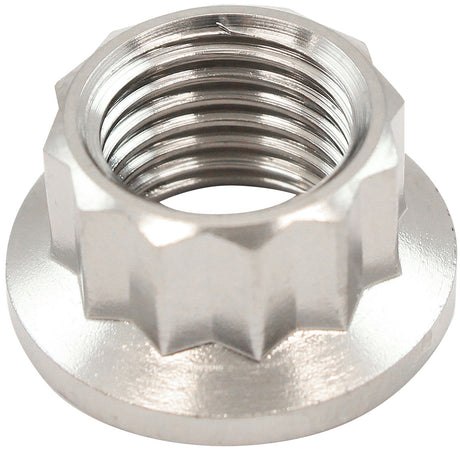 3/8" UNF Titanium Nut 12 Point Single 3/8"-24 AF3515-0010 - Aeroflow