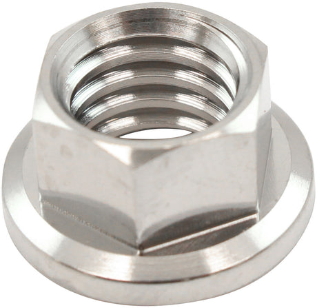 3/8" UNF Titanium Hex Nut 6 Point Single 3/8"-24 AF3515-0020 - Aeroflow