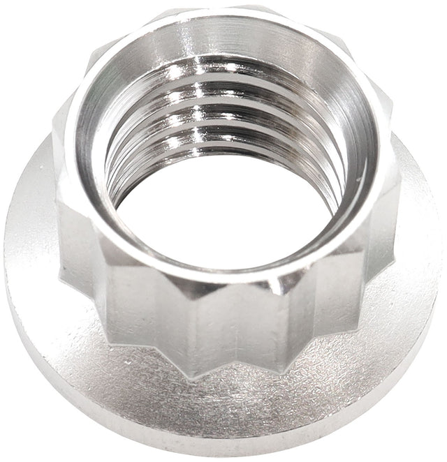 1/2" UNC Titanium Nut 12 Point Single 1/2"-13 AF3518-0010 - Aeroflow