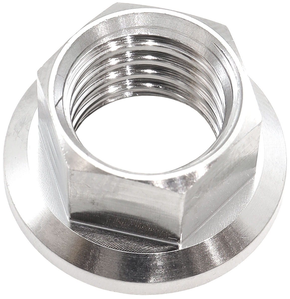 1/2" UNC Titanium Hex Nut 6 Point Single 1/2"-13 AF3518-0020 - Aeroflow