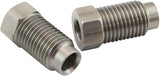 S/S Inverted Flare Tube Nut Long 3/16" Hardline To 3/8"-24 AF364L - Aeroflow
