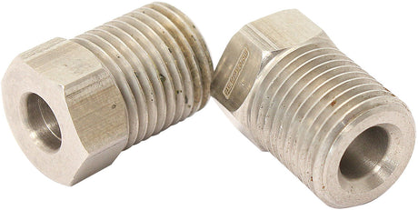 S/S Inverted Flare Tube Nut 3/16" Hard Line To 7/16-24 AF365 - Aeroflow