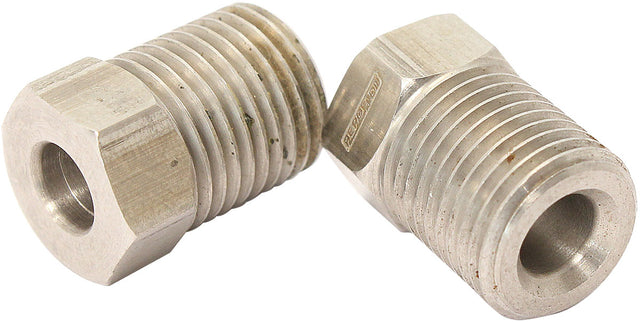 S/S Inverted Flare Tube Nut 3/16" Hard Line To 7/16-24 AF365 - Aeroflow