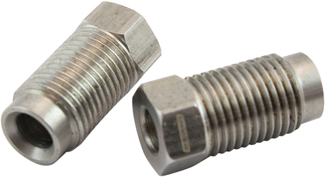 S/S Inverted Flare Tube Nut Long 3/16" Hard Line M10 x 1.0mm AF366L - Aeroflow