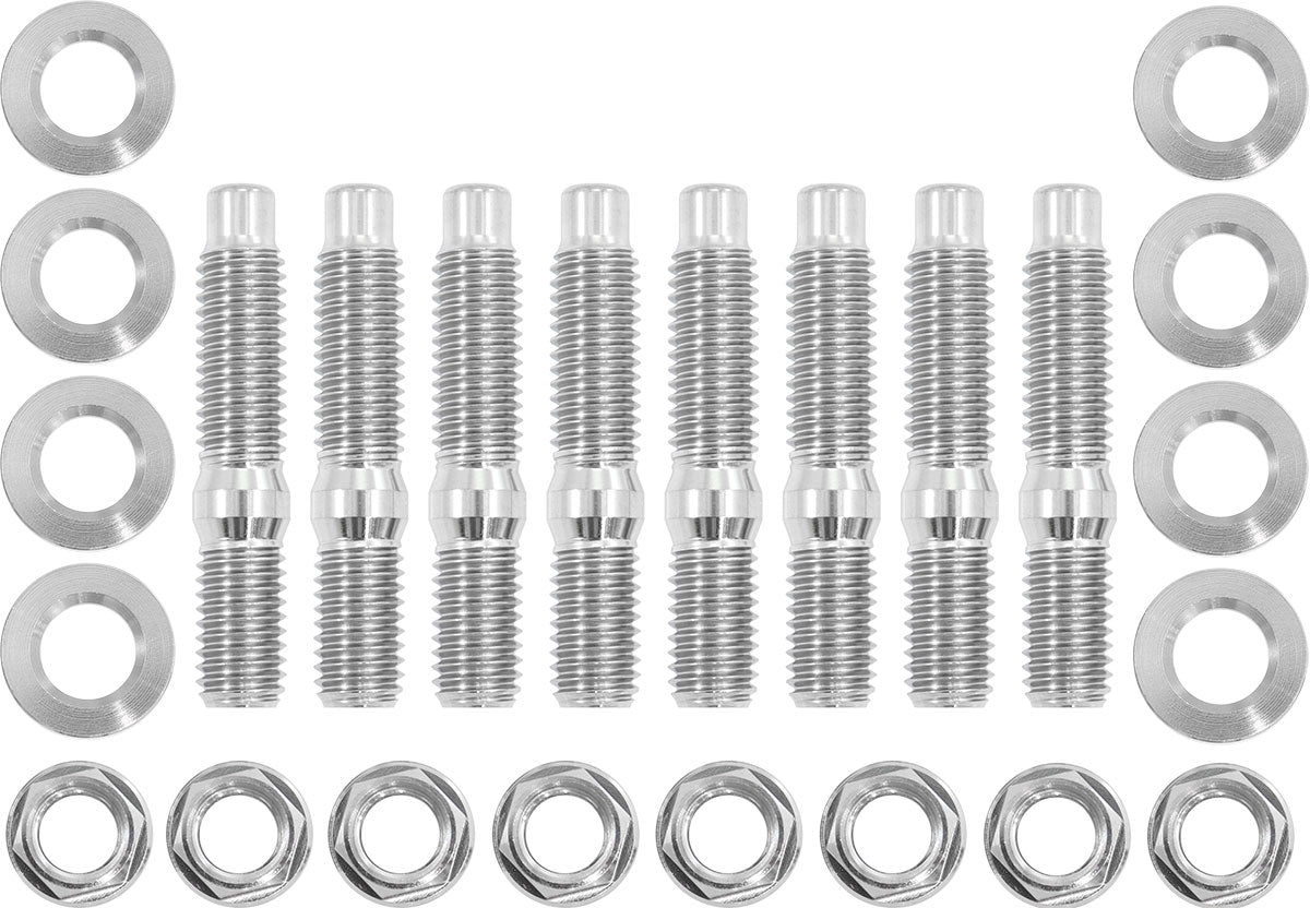 Nissan SR20 Header Stud Kit Titanium 6 Point Hex Head Turbo Exhaust AF3699-1701 - Aeroflow