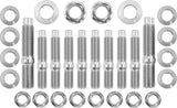 Mitsubishi Evo Header Stud Kit Titanium 6 Point Hex Head 4G63 Turbo Exhaust AF3699-2401 - Aeroflow