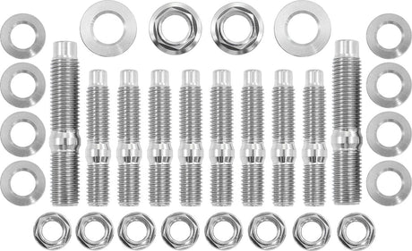 Mitsubishi Evo Header Stud Kit Titanium 6 Point Hex Head 4G63 Turbo Exhaust AF3699-2401 - Aeroflow