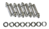 Blower Stud Kit Silver Studs Show Set 2.5" OAL AF37-0602 - Aeroflow