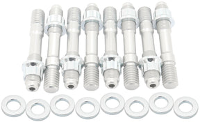 Blower Stud Kit Silver Studs Silver Finish 2.9" OAL AF37-0603 - Aeroflow