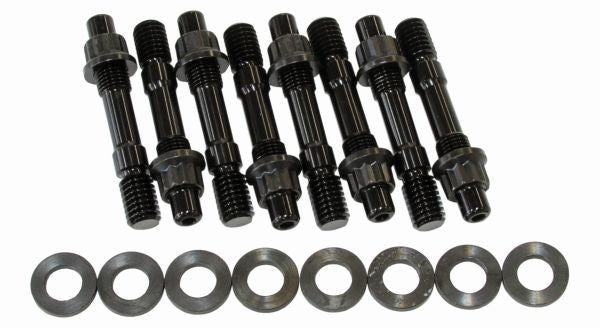 Blower Stud Kit Black Studs Black Finish 2.9" OAL AF37-0603BLK - Aeroflow