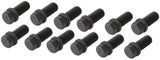 Header Bolts 3/8-16 1" UHL Hex Head Black Pack Of 12 AF37-1001 - Aeroflow