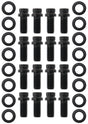 Small Block Chev Header Bolts 12 Point Black x 12 3/8 .750" Univer AF37-1003 - Aeroflow