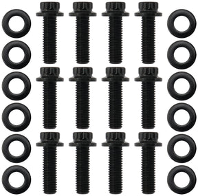 GM LS Header Bolts Standard Pack 12 M8 0.984" UHL 25mm AF37-1012 - Aeroflow