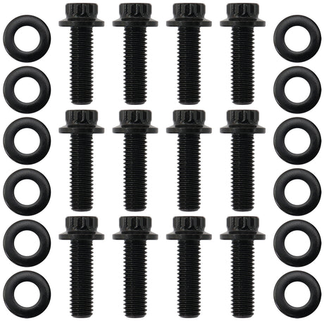 GM LS Header Bolts Standard Pack 12 M8 0.984" UHL 25mm AF37-1012 - Aeroflow