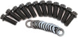 Small Block Chevy Intake Bolts 12 Point Head Pack Of 12 Black AF37-1201 - Aeroflow