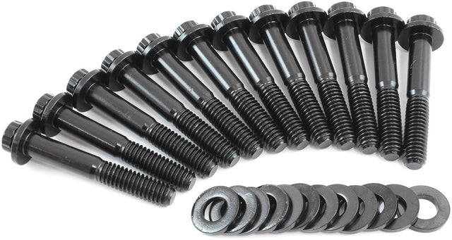 Small Block Ford Intake Bolts 289 302 351 Windsor 12 Point 12 Pack AF37-1210 - Aeroflow