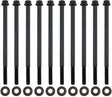 GM LS Intake Bolts Black 12 Point Head M6 Pack Of 10 AF37-1220 - Aeroflow