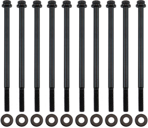GM LS Intake Bolts Black 12 Point Head M6 Pack Of 10 AF37-1220 - Aeroflow