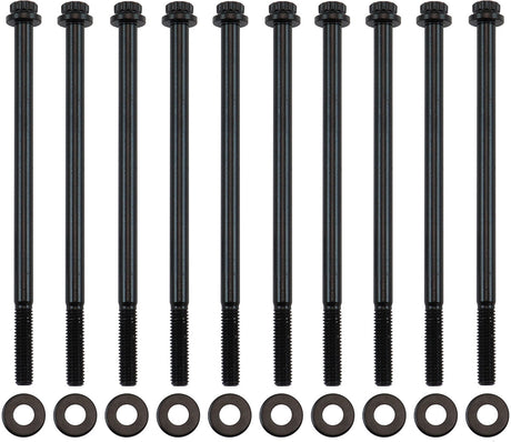 GM LS Intake Bolts Black 12 Point Head M6 Pack Of 10 AF37-1220 - Aeroflow