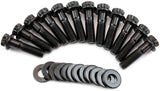 GM LS Intake Valley Plate Bolt Kit 12 Point Head Pack Of 10 AF37-1221 - Aeroflow