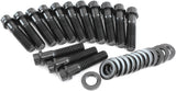 Holden V8 Intake Bolts Black 12 Point 253 308 304 Pack 14 AF37-1225 - Aeroflow