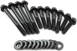 Ford Cleveland Water Pump Bolt Kit 351C 12 Point Black AF37-1603 - Aeroflow