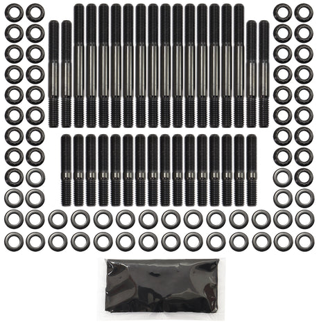 Small Block Chev Head Stud Kit 12pt, Oe, Af, Edel, Brodix, Dart SBC AF37-2000 - Aeroflow