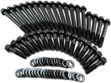 Small Block Chev Head Bolt Kit 12 Point 23 Deg OEM Iron Heads AF37-2100 - Aeroflow
