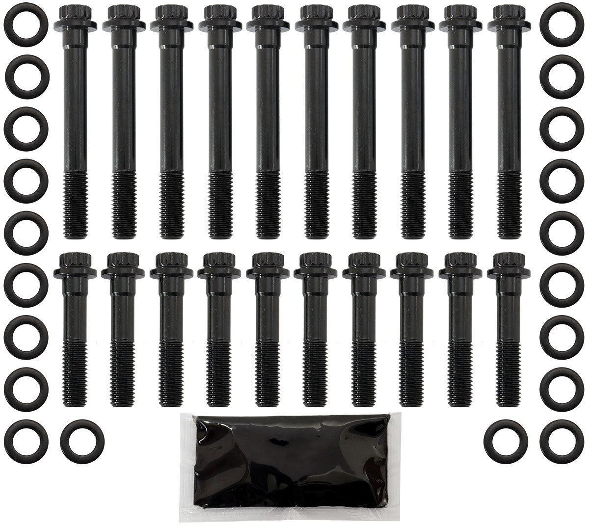 Small Block Ford 1/2 Head Bolt Kit 351 Windsor 12 Point SBF AF37-2117 - Aeroflow