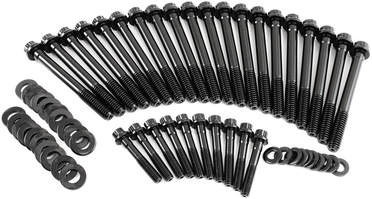 GM LS Head Bolt Kit Even Size 12 Point 2004 & On AF37-2125 - Aeroflow