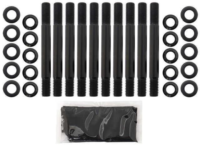 Small Block Chev Main Stud Kit 2 Bolt Large Journal SBC AF37-2200 - Aeroflow