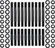 Small Block Chev Main Stud Kit 4 Bolt Large Journal SBC AF37-2202 - Aeroflow