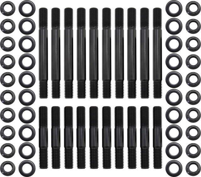 Small Block Chev Main Stud Kit 4 Bolt Large Journal SBC AF37-2202 - Aeroflow