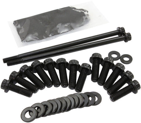 GM LS Oil Pan Bolt Kit 12 Point Black LS1 LS2 LS3 AF37-2355 - Aeroflow