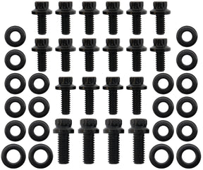 Holden V8 Oil Pan Bolt Kit 12 Point Black 253 308 304 AF37-2365 - Aeroflow