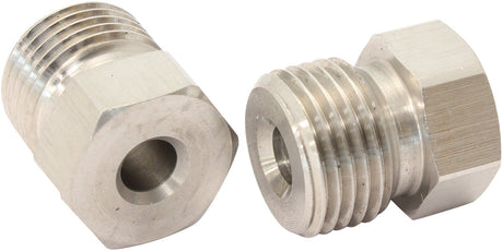 S/S Inverted Flare Tube Nut 3/16" Hard Line To 9/16"-20 AF370 - Aeroflow