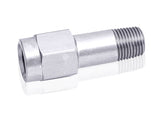 1/8" NPT Extension Silver Male To Female AF372-02S - Aeroflow
