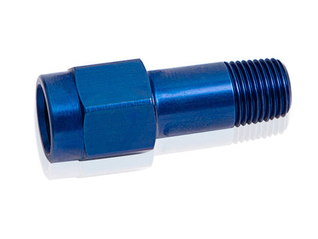 3/8" NPT Extension Blue Male To Female AF372-06 - Aeroflow