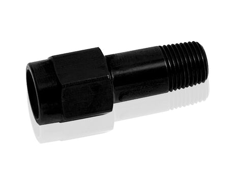 3/8" NPT Extension Black Male To Female AF372-06BLK - Aeroflow